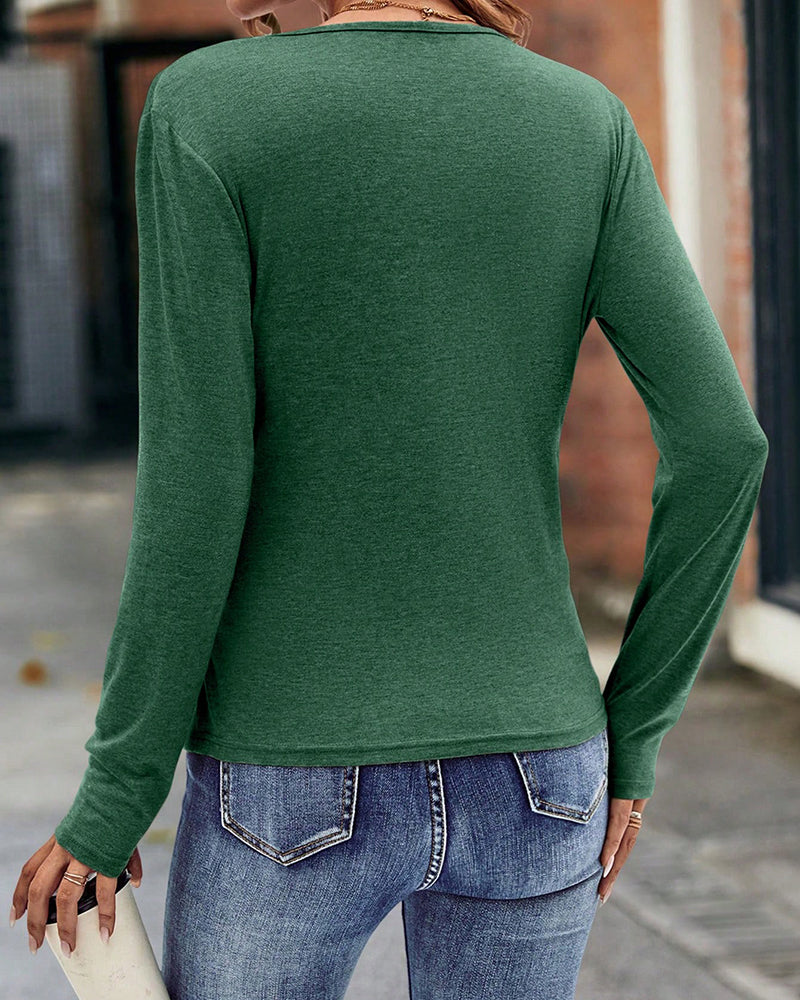 Elegant V-ringad topp