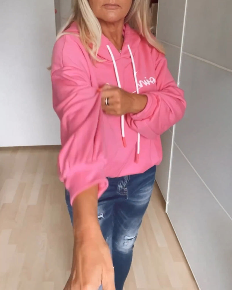 Luvtröjor med löst ankartryck