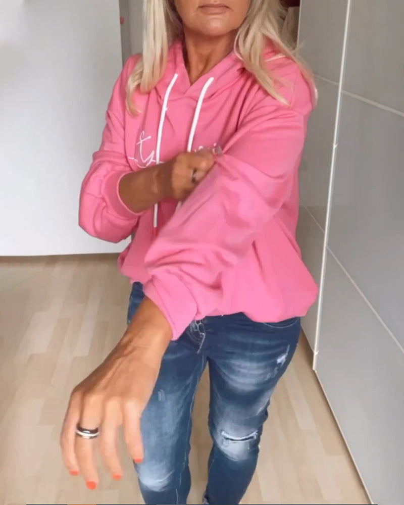 Luvtröjor med löst ankartryck