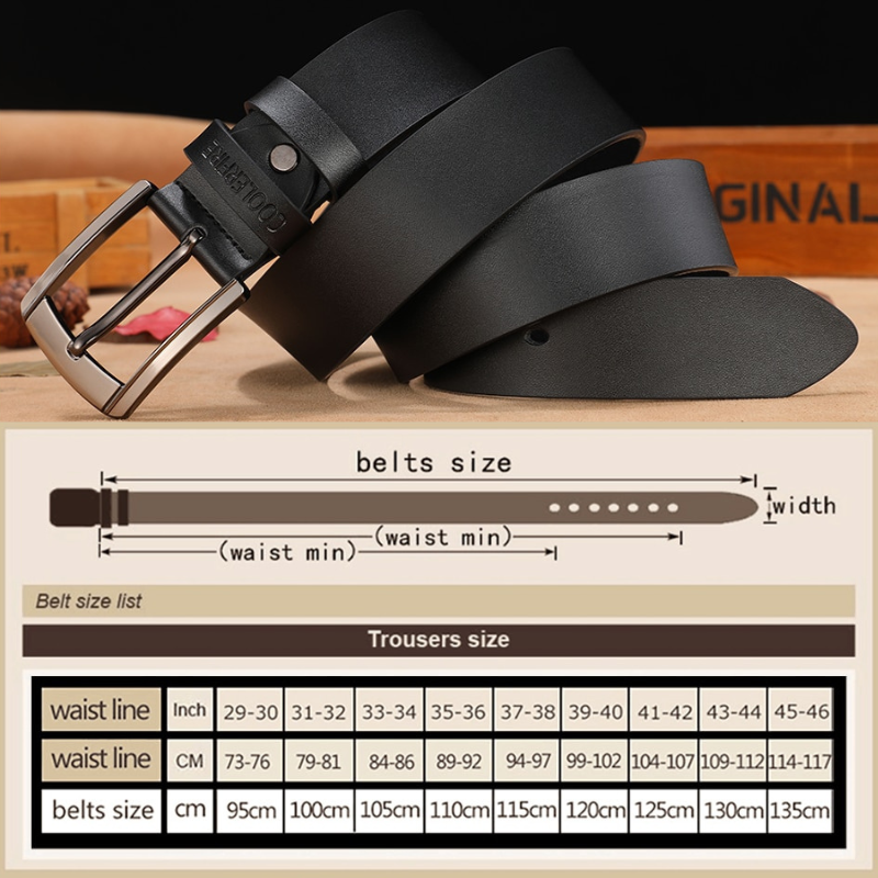 Minimalistiskt och elegant läderbälte