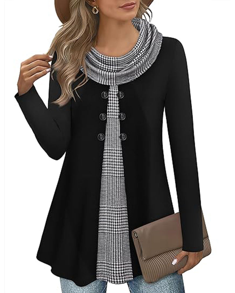 Splitsad Avslappnad Mode Top