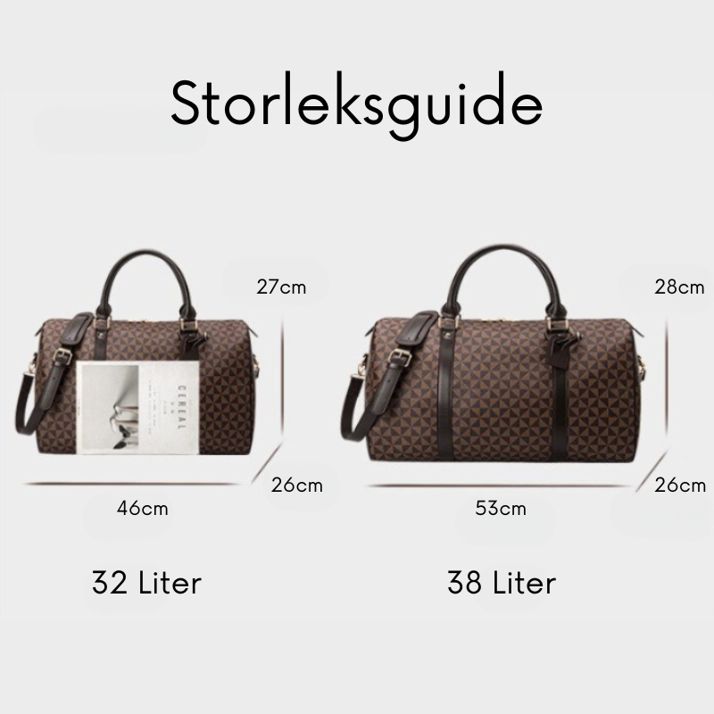 Lyxig travel bag - för alla tillfällen