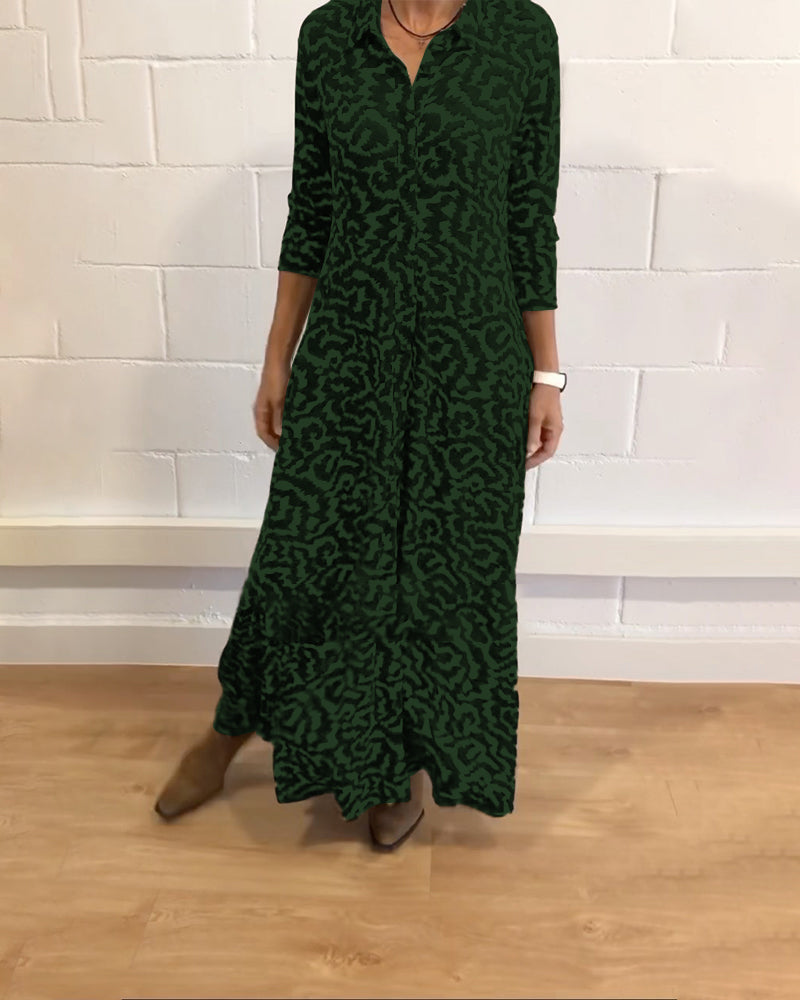 Elegant lång klänning