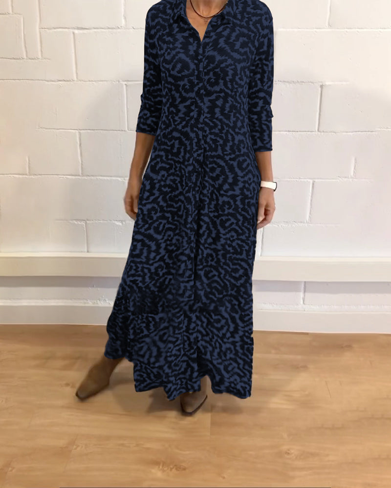 Elegant lång klänning