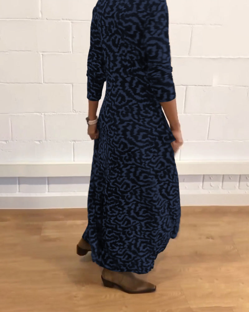 Elegant lång klänning