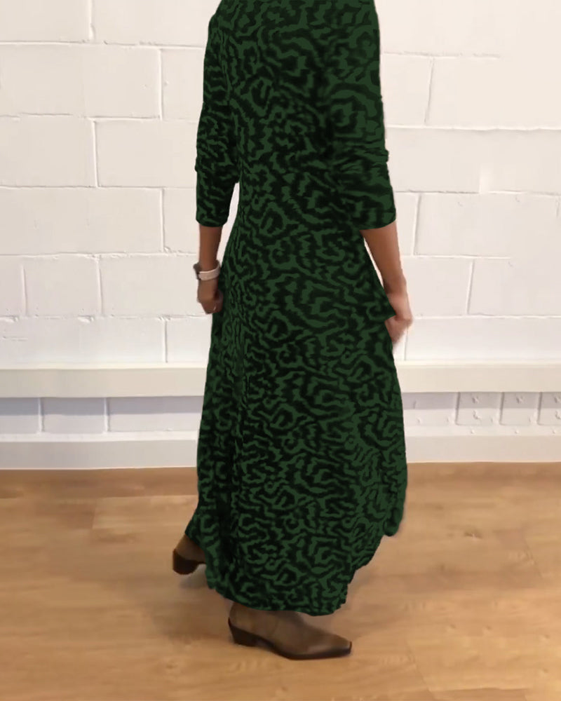 Elegant lång klänning
