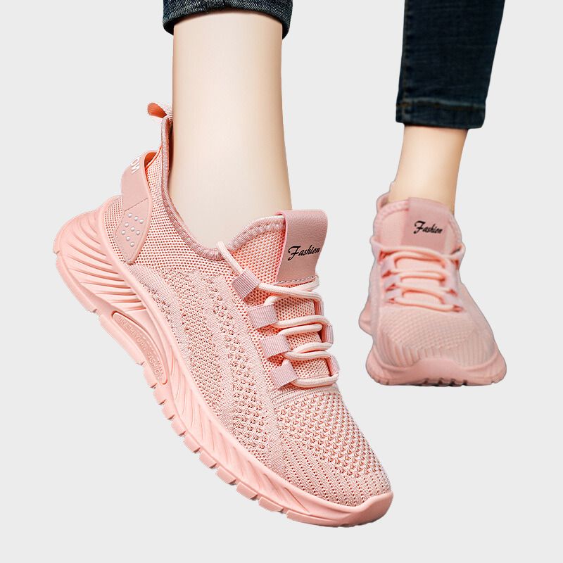 AMELIE - Sportiga stickade sneakers för kvinnor