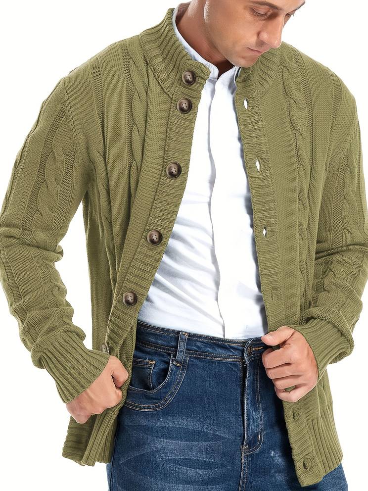 Cardigan med snyggt mönster