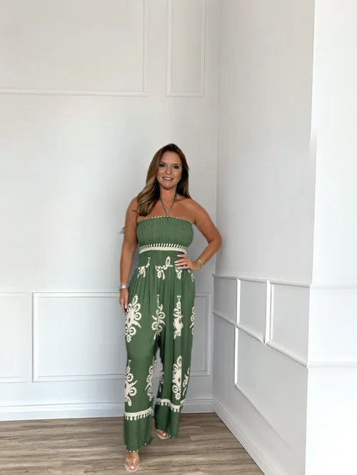 Jumpsuit med hängslen