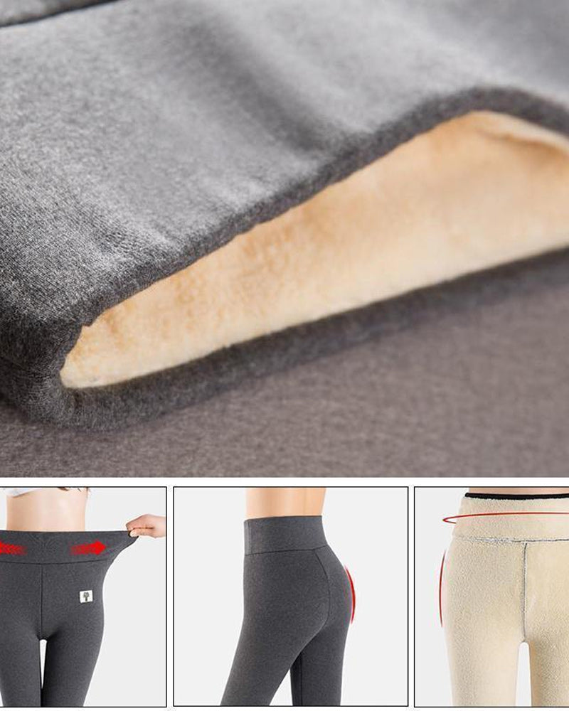 Tjocka kashmirvarma skinny-byxor