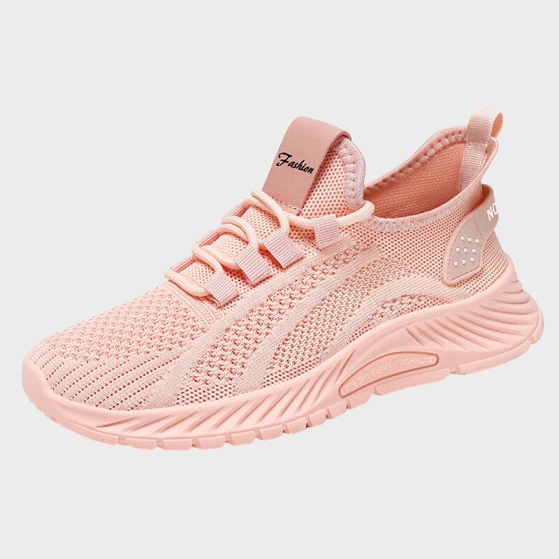 AMELIE - Sportiga stickade sneakers för kvinnor