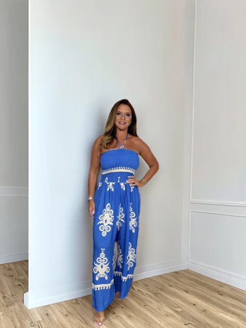 Jumpsuit med hängslen