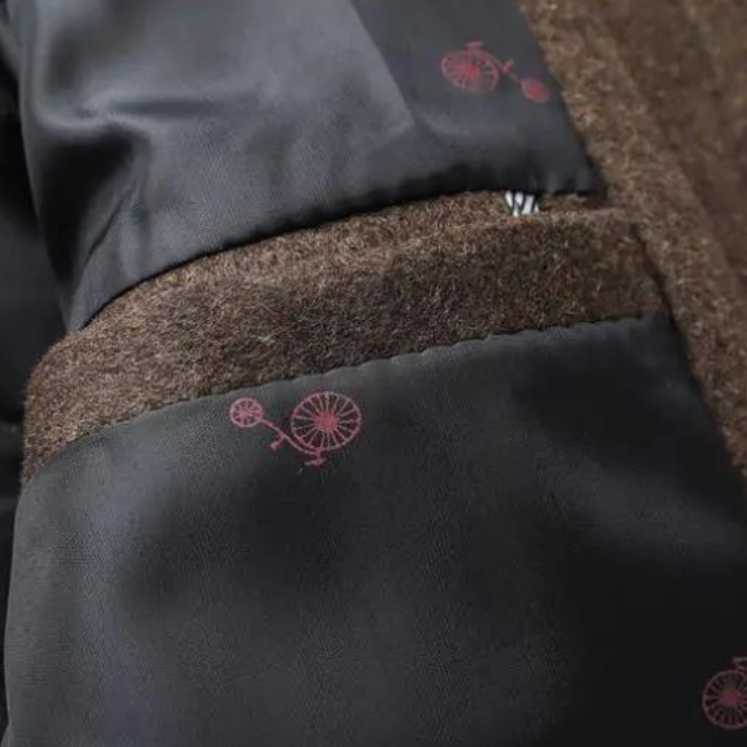 Jack | Trenchcoat i tjock ull