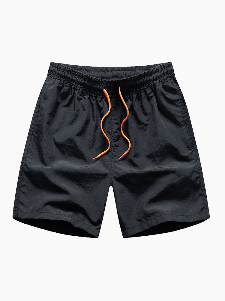 Geometrisk färgblocktryckt skjorta och badshorts