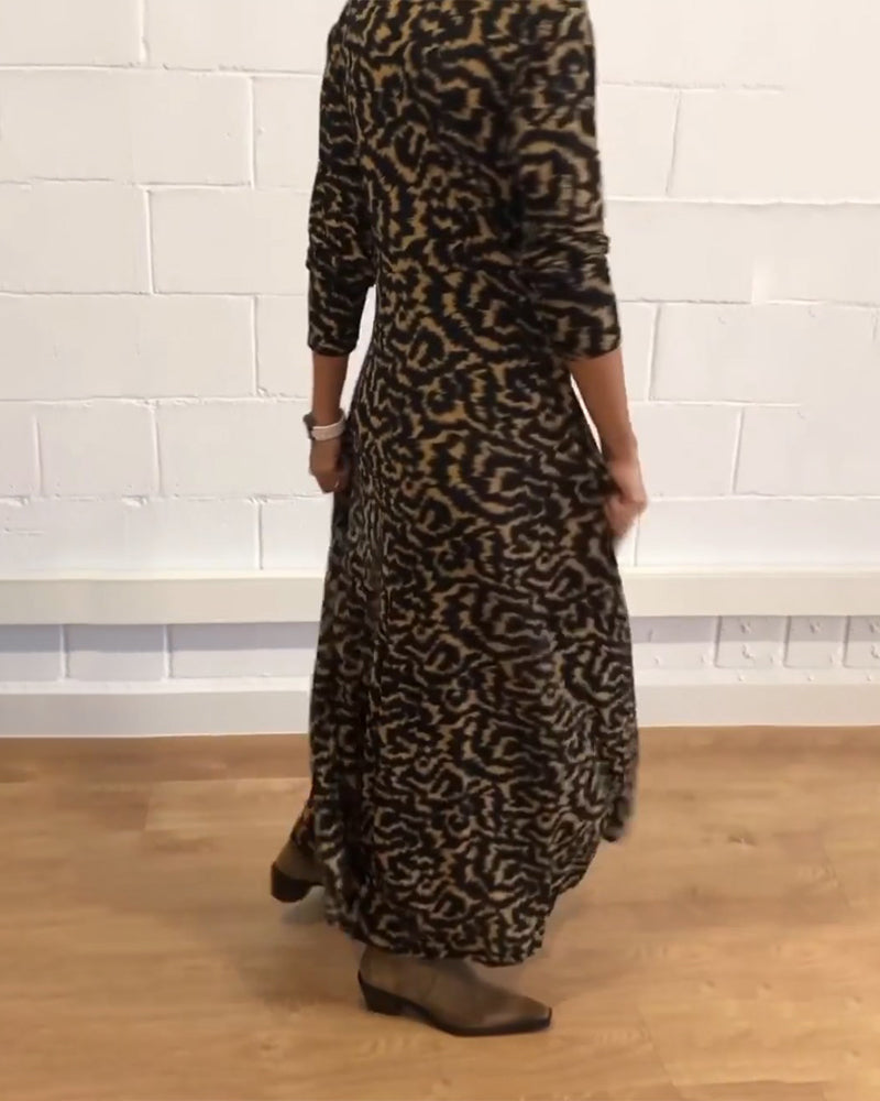 Elegant lång klänning