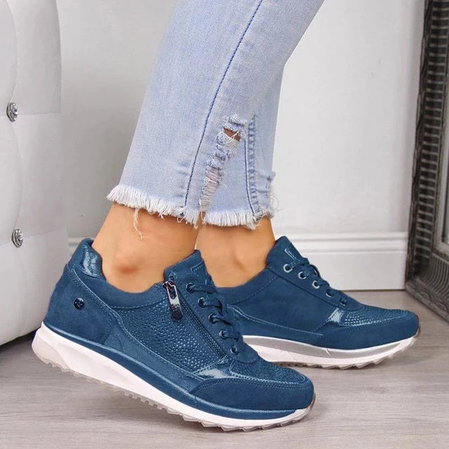 Ortopediska sneakers med dragkedja