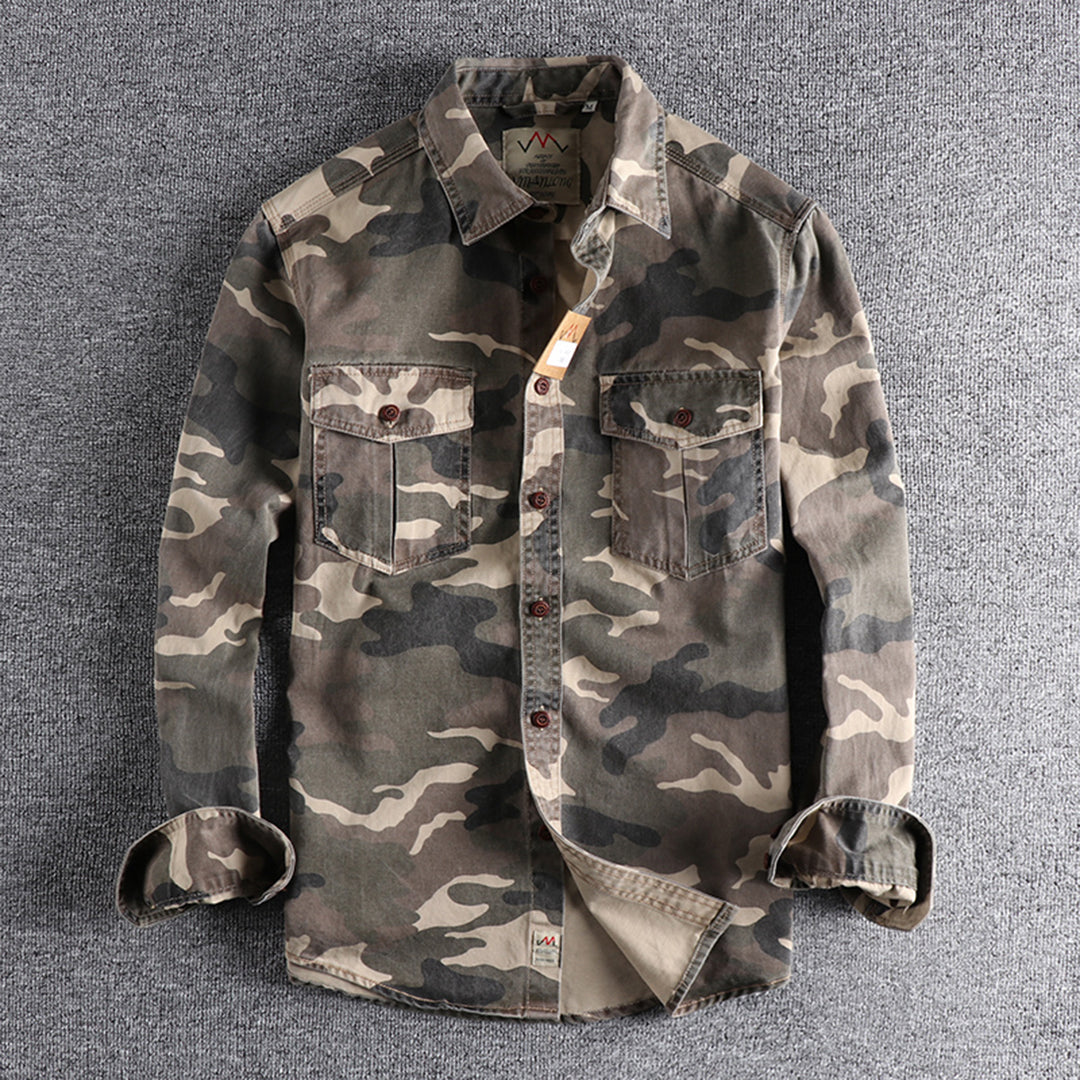 AUBERT - Camouflage skjortor för män