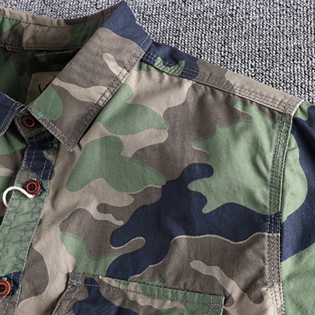 AUBERT - Camouflage skjortor för män