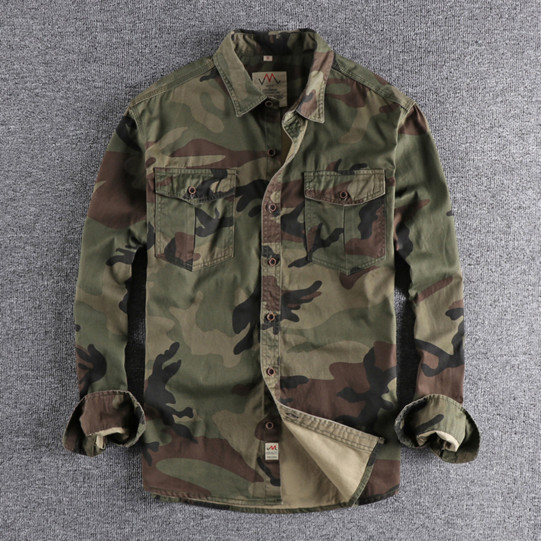 AUBERT - Camouflage skjortor för män