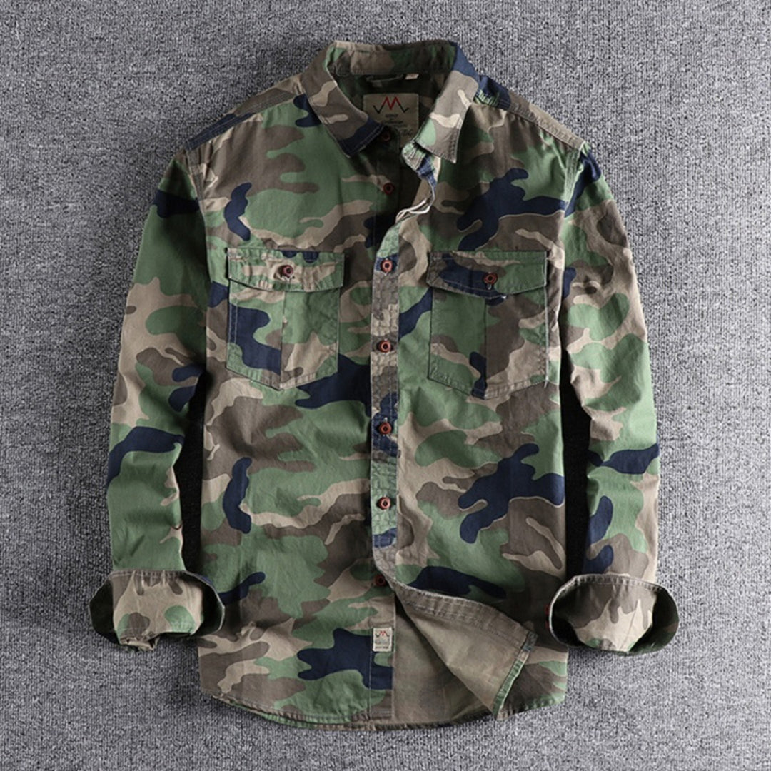 AUBERT - Camouflage skjortor för män
