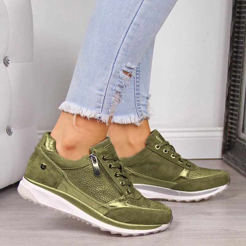 Ortopediska sneakers med dragkedja