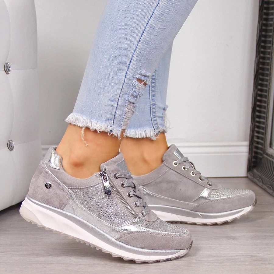 Ortopediska sneakers med dragkedja