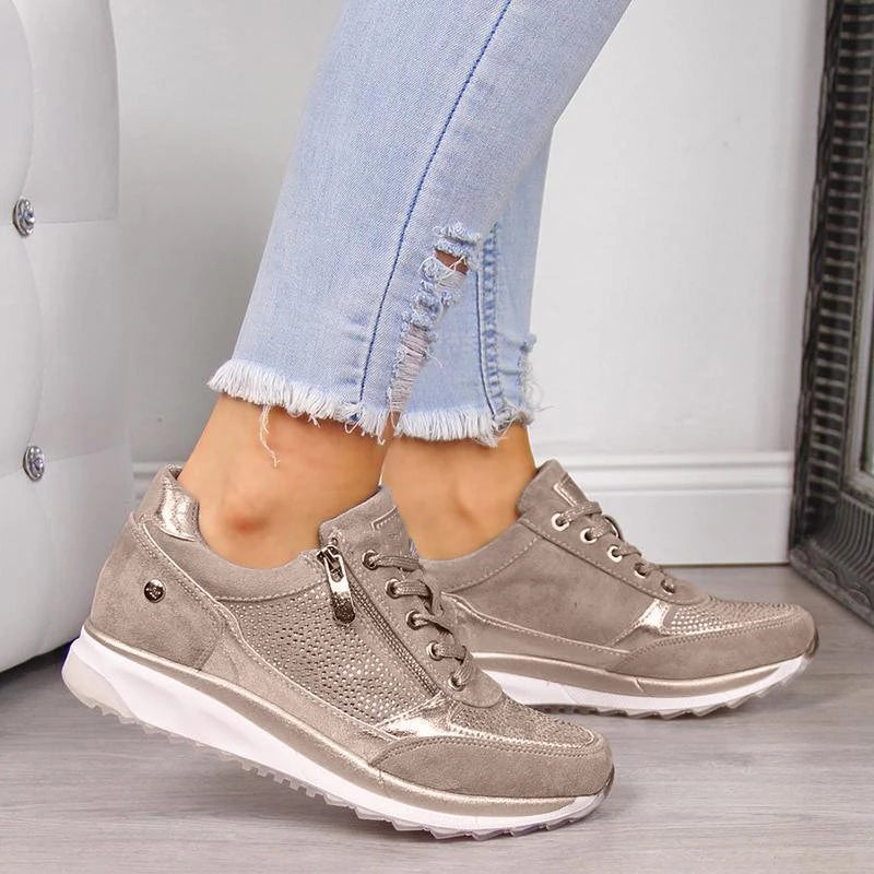 Ortopediska sneakers med dragkedja