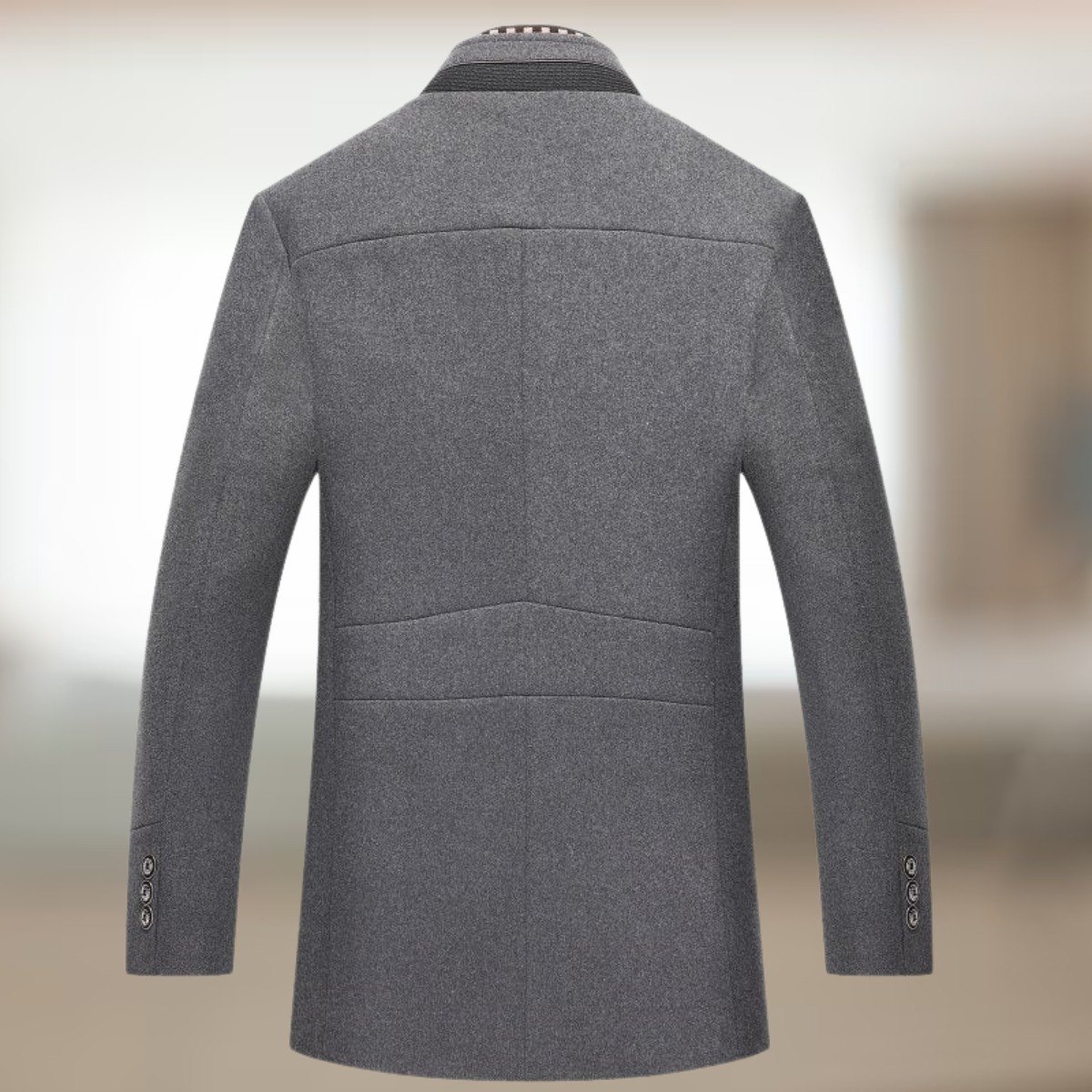 Ullblandning Business Casual Trenchcoats i kashmir