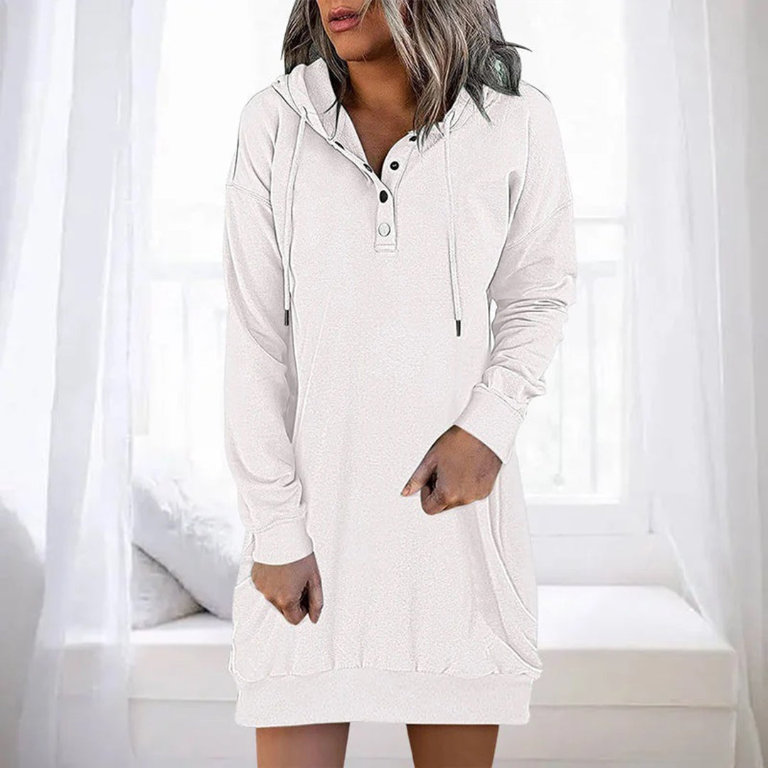 ALLEGRA - Casual huvtröja klänning