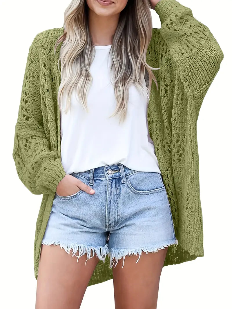 Reca - Boho chic virkad stickad kofta