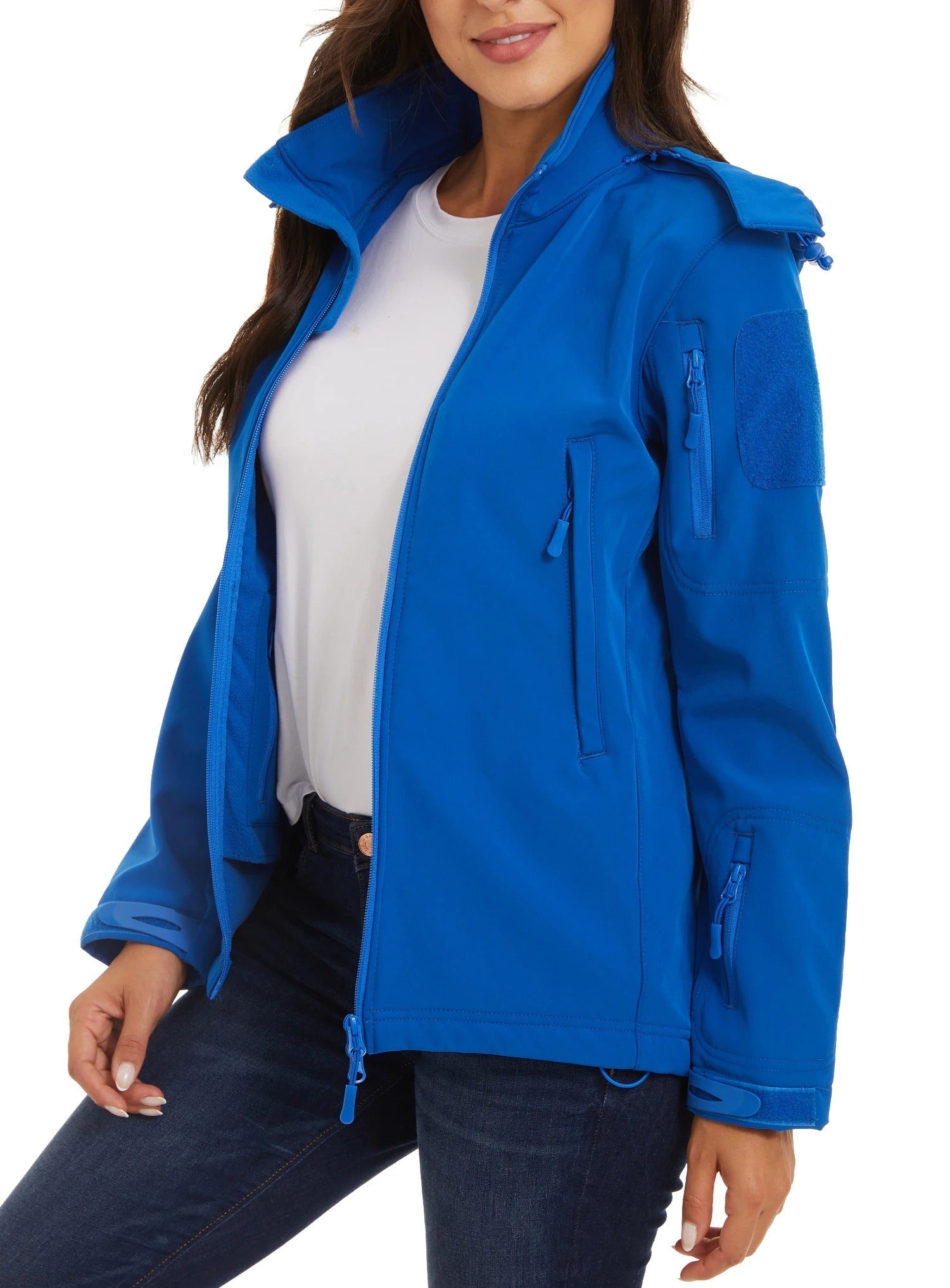 Fleecejacka i softshell för kvinnor