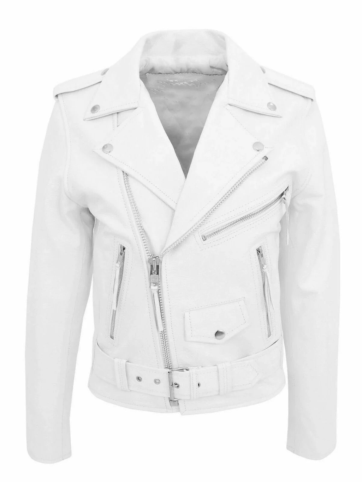 Ace - Fashion Slim Fit PU-läderjacka