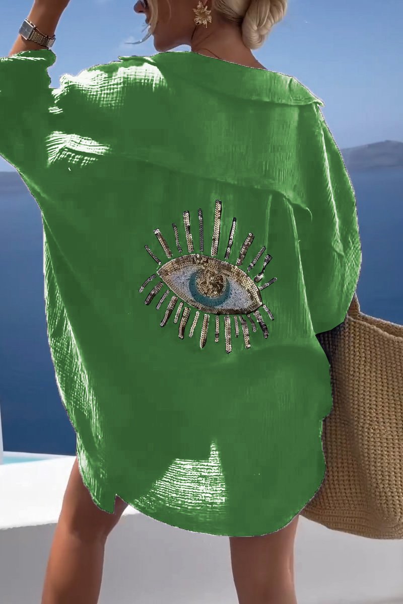 Oversized bomullsskjorta