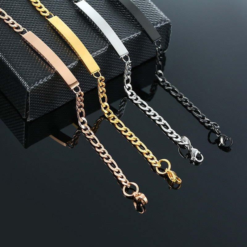 Antonios minimalistiska rostfritt stål armband män