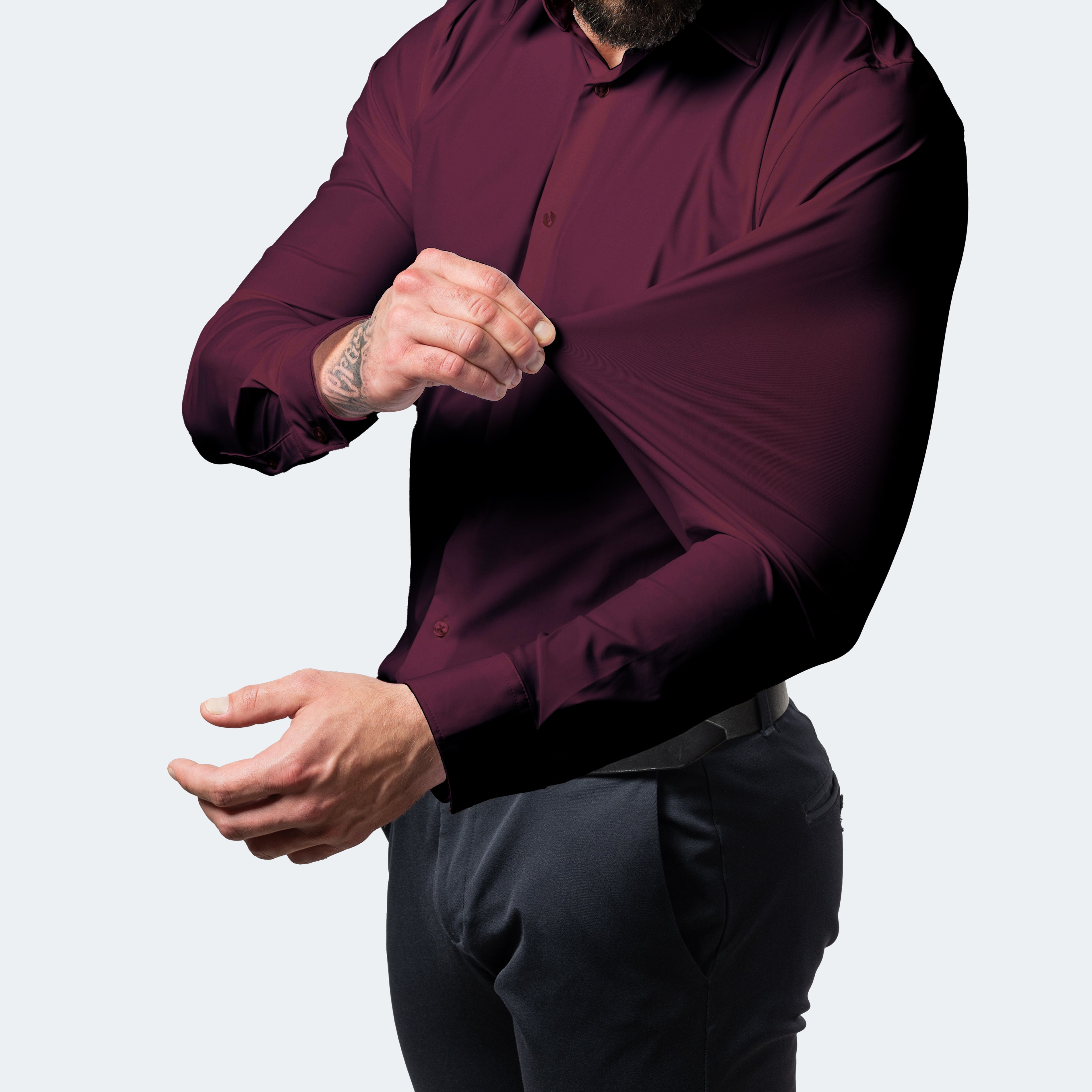 Strykfri skjorta med stretch