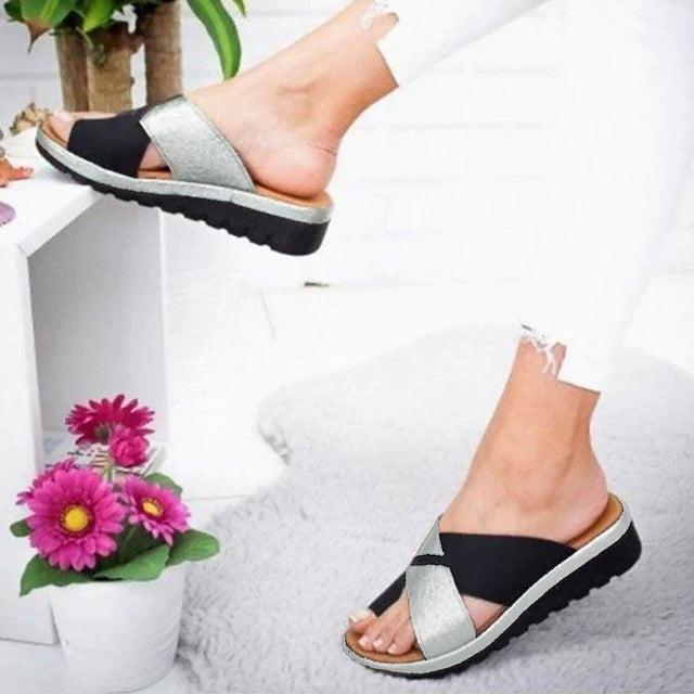 ORTOPEDISKA BEKVÄMA & ELEGANTA SANDALER MOT LIKTORNAR